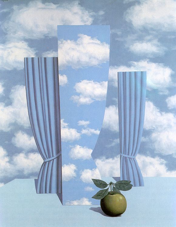 Rene Magritte - "Gražus pasaulis", 1962